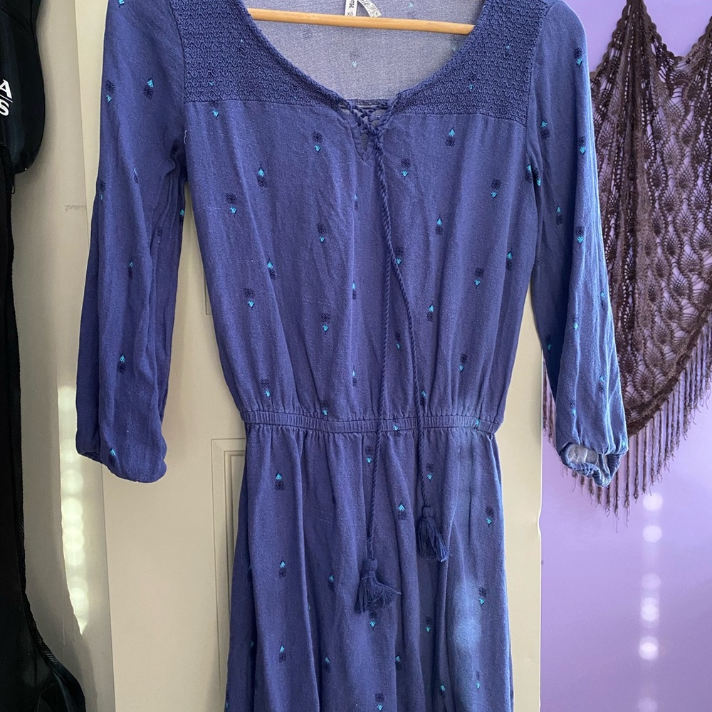 🧿 cornflower blue mini dress 🧿